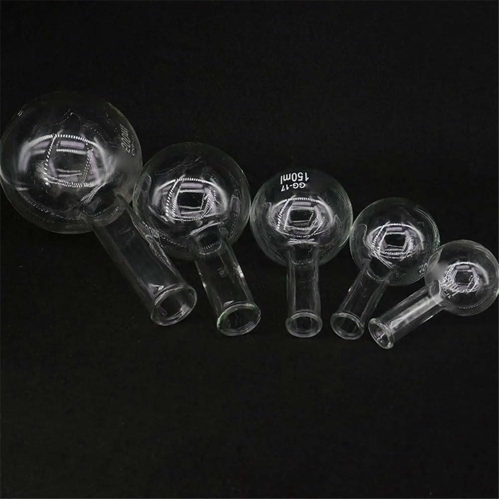 Cristalería de Laboratorio Matraz de fondo plano largo de vidrio borosilicato de 50/100/150/250/500/1000/2000 ml con termoestabilidad(2000ml)