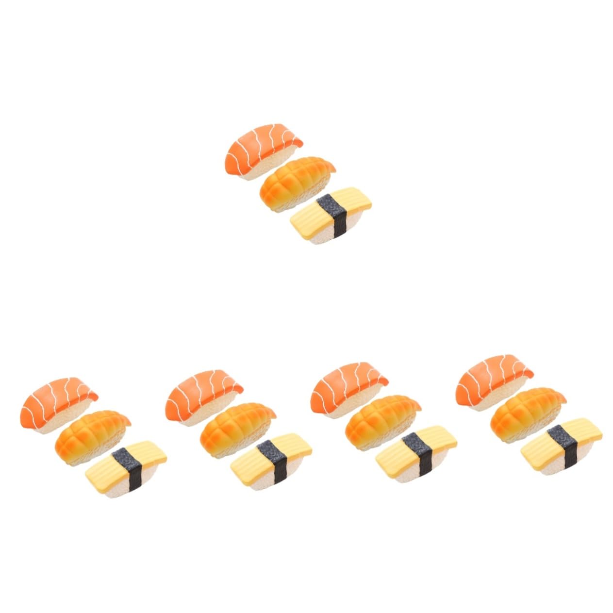 Kisangel 15piezas Juguetes para Perros Masticables De Resistentes Interactivos y Limpiadores De Dientes para Cachorros Accesorios para Mascotas Incluye Sushi De Camarón y Hongo