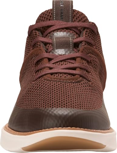 Cole Haan Men's Grand Atlantic Sneakers, Brick/Dark Chocolate/Farro/Ivory, 8.5-M US