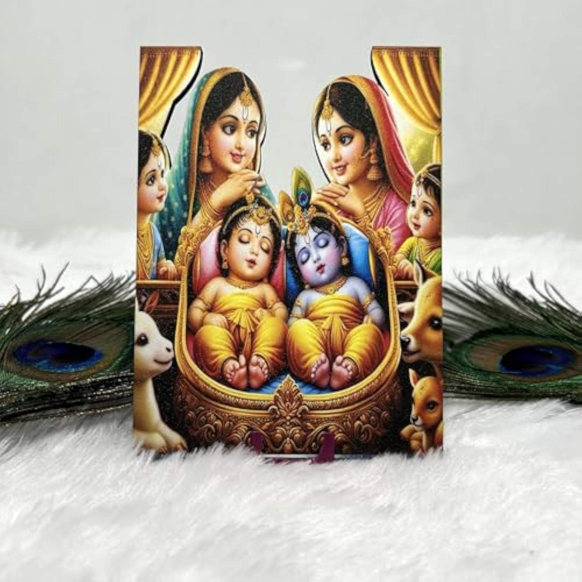 Set of 5 Decorative Pieces for Home Temple