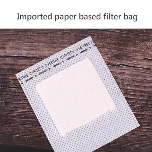 50 Disposable Coffee Filters, Drip Coffee Bag with Hanging Ear, Coffee Tea Drip Filter Bags, Portable Coffee Paper Filter for Most Cups, Travel, Camping, Home, Office - Image 4