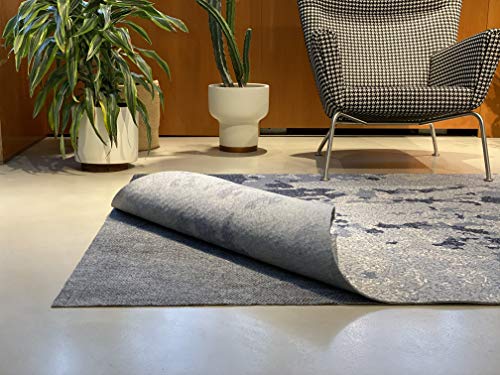 Teebaud 4' X 6' Reversible, Nonskid, Nonslip, Gripper Rug Underlay, Just Under 1/4" Thick, Safe For All Hard Floors And Carpet #TOP3
