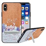 Exquisite Craftsmanship：Durable y elegante aspecto Grano de madera natural fuera diseñado ofrece buen agarre y tacto cómodo; Forma-cabido para mantener el perfil delgado, fácil sostenerlo en la mano y bolsillo-friendly