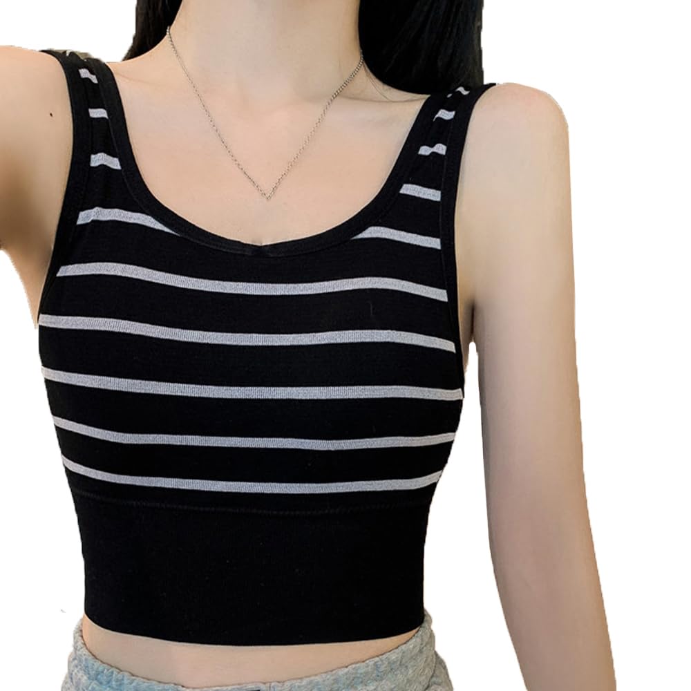 Amazon | [miniministore] カップ付きタンクトップ レディース