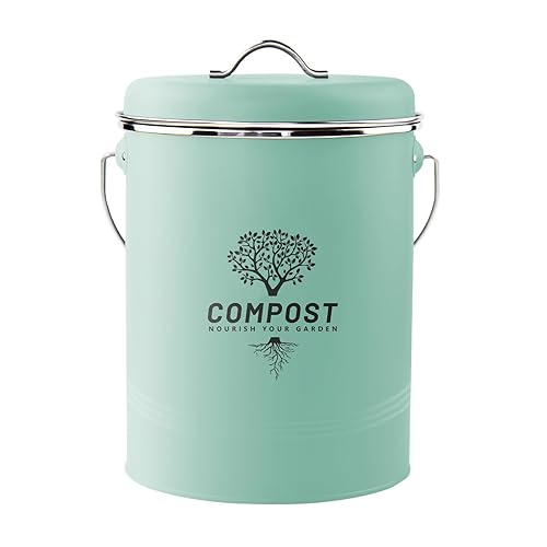 Kitchen Countertop Compost Bin, Odor Resistant Indoor Compost Bin with