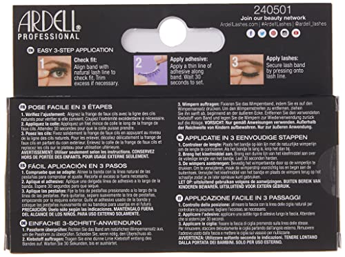 Ardell Faux Mink Lashes 810, Black, 2 count (Pack of 1) - Image 2
