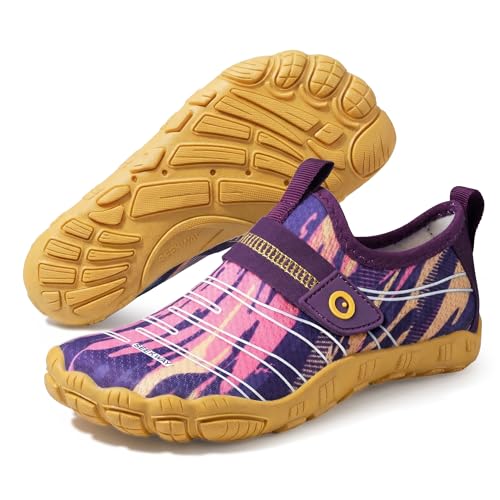 Image of SEEKWAY Barefoot Water Shoes for Kids - Wide Toe Box and Quick-Dry Sand Shoes Toddler for Hiking Swim Beach Pool Kayak Sport Accessories, Camping Essentials Must-Haves for Boys Girls Sizes
