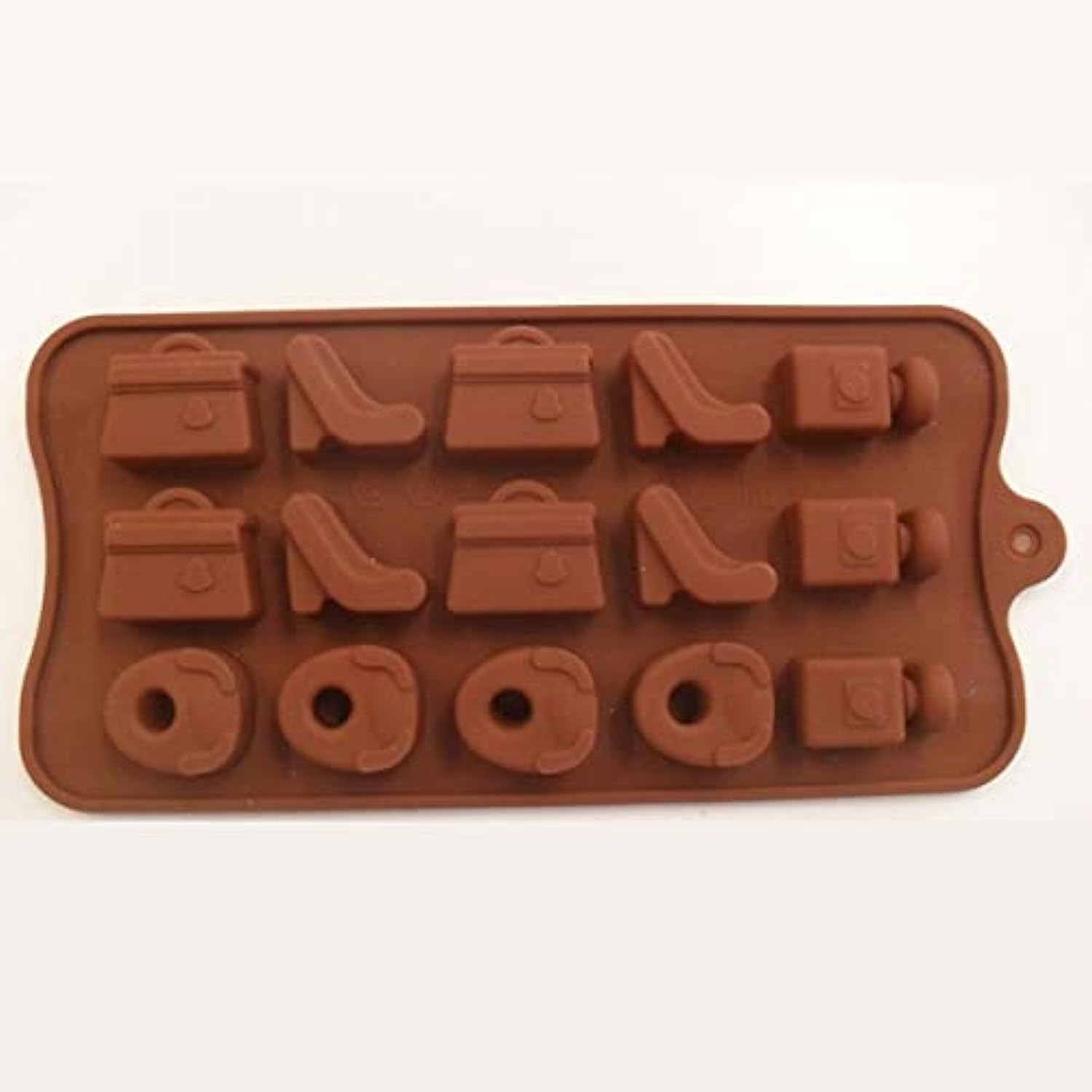 15-Shape Silicone Candy Mold for Decorating - Fun Treats for Cakes, Cookies, Fondant & Candy Making.