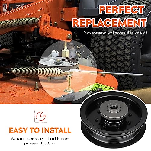 2 Pack 532196104 532197380 Idler Pulley 196104 Fit for Husqvarna 48\" 54\" Deck YTH2348 YTA24V48 GTH2648 2748GLS GT52XLS LGT2554 LGT2654 2754GLS RZ4219 RZ5424 TS342