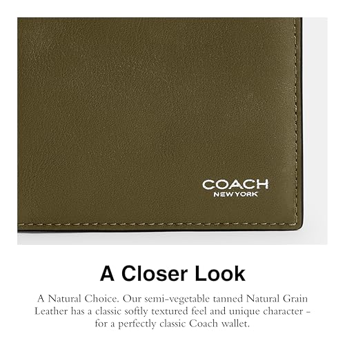 Coach Men's Bifold Card Case, Olive4
