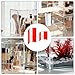 8 PCS Self-Adhesive Clear Plastic Hinges 2 Sizes Acrylic Transparent Continuous Hinge Tools for Cabinet Drawer Furniture DIY Box Display Stand Crafts Aquarium Lid