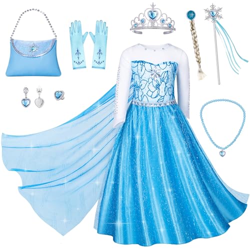 Disfraz Princesa Azul para Niñas con Accesorios miniatura 1