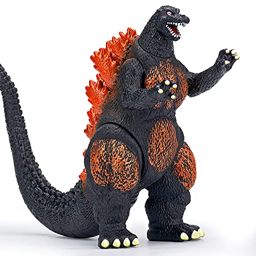 Godzilla Action Figure 2021 - Burning Godzilla - King of The Monsters - Movie Monster Series Burning Godzilla - Toys for Boys and Girls - Godzilla Figure for Kids