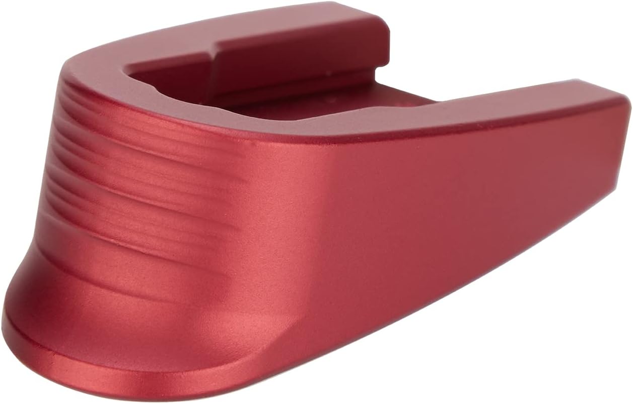 NDZ Performance Magazine Base Plate Finger Extension for Smith & Wesson M&P Shield EZ 9mm, Laser Engraved Aluminum - Choose Design