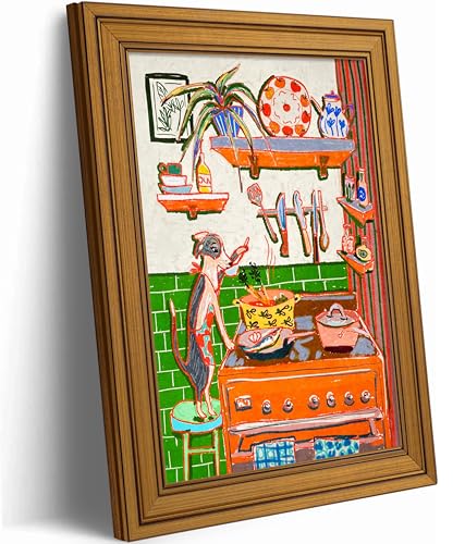 Funny Dog Chef Kitchen Wall Art