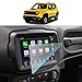 Produktbild SKTU Displayschutzfolie kompatibel mit Jeep Renegade/Compass/Wrangler aus gehärtetem Glas Kratzfest Anti-Fingerabdruck 9H Härte Anti-Streuung (8,4 Zoll)