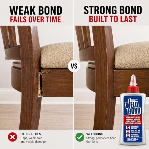 Image of Weldbond Multi-Surface Glue Non Toxic for Mosaic Wood Ceramic Craft 5.4oz | Non Toxic Glue Dries Crystal Clear Heavy Duty Adhesive Glue for Craft, Ceramic, Wood Working, Glass, Porcelain, Tile and more