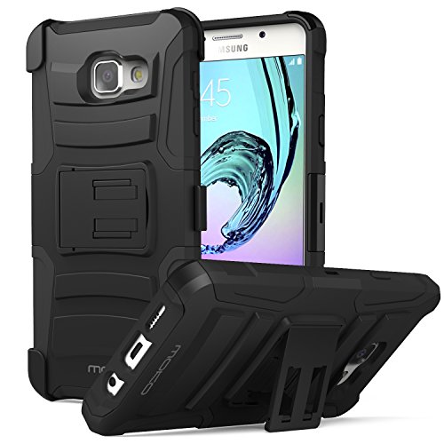 MoKo Galaxy A7 Case, Shock Absorbing Hard Cover Ultra Protective Heavy Duty Case with Holster Belt Clip + Built-in Kickstand for Samsung Galaxy A7 (2016) - Black (NOT FIT Galaxy A7 2015 Edition) MoKo Galaxy A7 Case, Shock Absorbing Hard Cover Ultra Protective Heavy Duty Case with Holster Belt Clip + Built-in Kickstand for Samsung Galaxy A7 (2016) - Black (NOT FIT Galaxy A7 2015 Edition)