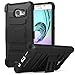 Galaxy A7 Case, MoKo Shock Absorbing Hard Cover Ultra Protective Heavy Duty Case with Holster Belt Clip + Built-in Kickstand for Samsung Galaxy A7 (2016) - Black (NOT FIT Galaxy A7 2015 Edition)