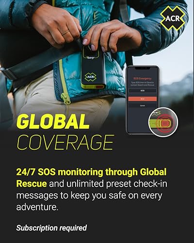 ACR Bivy Stick Satellite Communicator - Two-Way Global SMS, GPS Tracker, Off-Grid Communication, SOS Emergency Beacon, Satellite Messenger & Location Sharing - iOS/Android App - Image 4