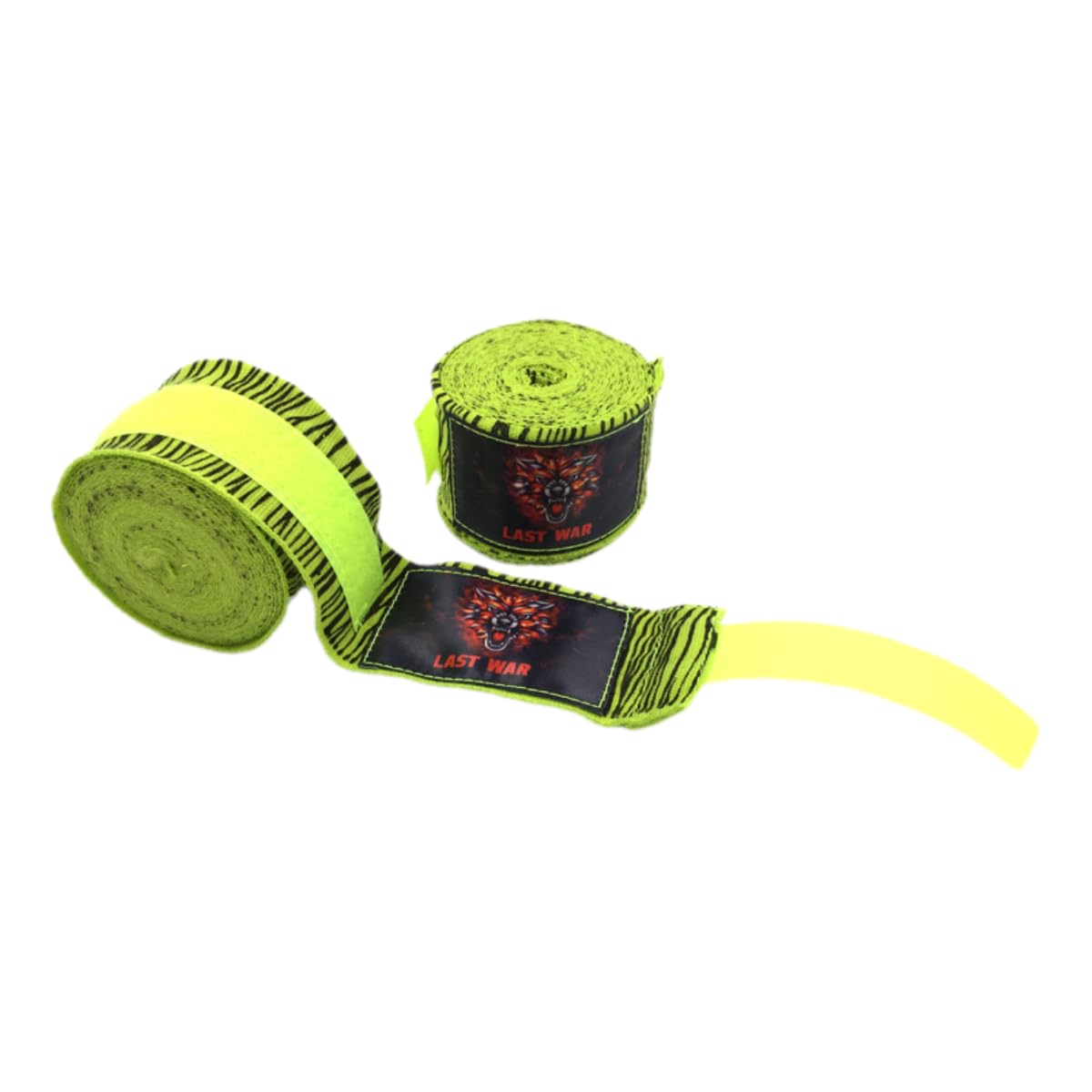 Amor est vitae essentia Muay Thai Hand Wraps Boxing Gloves Martial Arts Wraps MMA Kickboxing Inner Gloves for Hand Protection Unisex (Zebra, Yellow, 3m/Beginner)