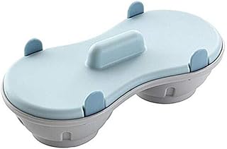 Kreatywne pudełko na parze jajko kuchenka mikrofalowa taca na jajka podwójny piecyk na parze mikrofalówka kuchnia forma wytwórca jajek gotowane jajko parownik gadżet kuchenny 1 zestaw niebieski