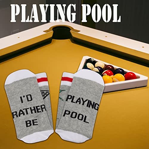 PXTIDY 2 pares de meias de bilhar, presentes para jogadores de bilhar para jogar bilhar, presente de