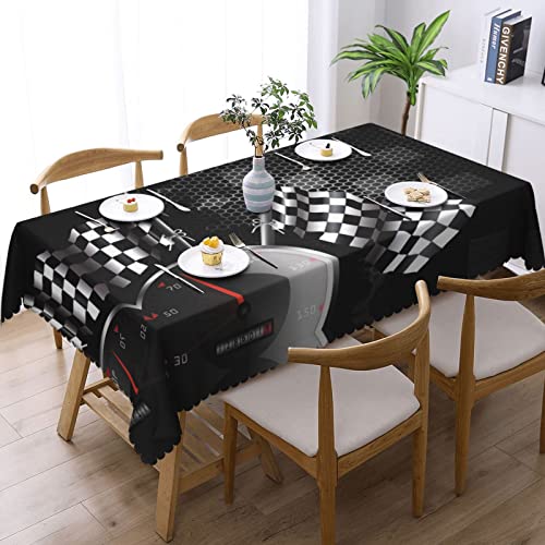 Nappe de table rectangulaire en polyester 137x183 cm lavable