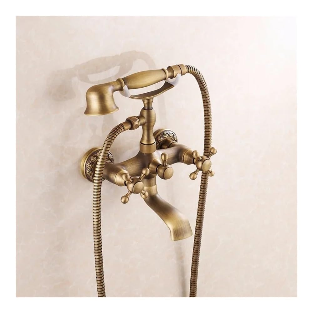 Blyqxs 2 Bathtub Faucets Wall Mounted Brushed Shower Faucets Torneiras Xt354