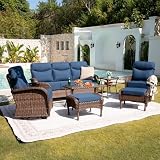Belord Upgraded 7-Piece Wicker Set