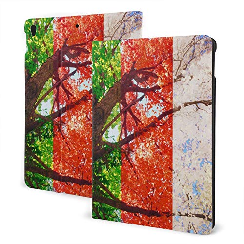 �J���t�� �l�G iPad Ipad Air3 10.5" �P�[�X TPU �\�t�g�J�o�[��܂�X�^���h �ϏՌ��J�o�[ �I�[�g�E�F�C�N�A�b�v/�X���[�v�@�\