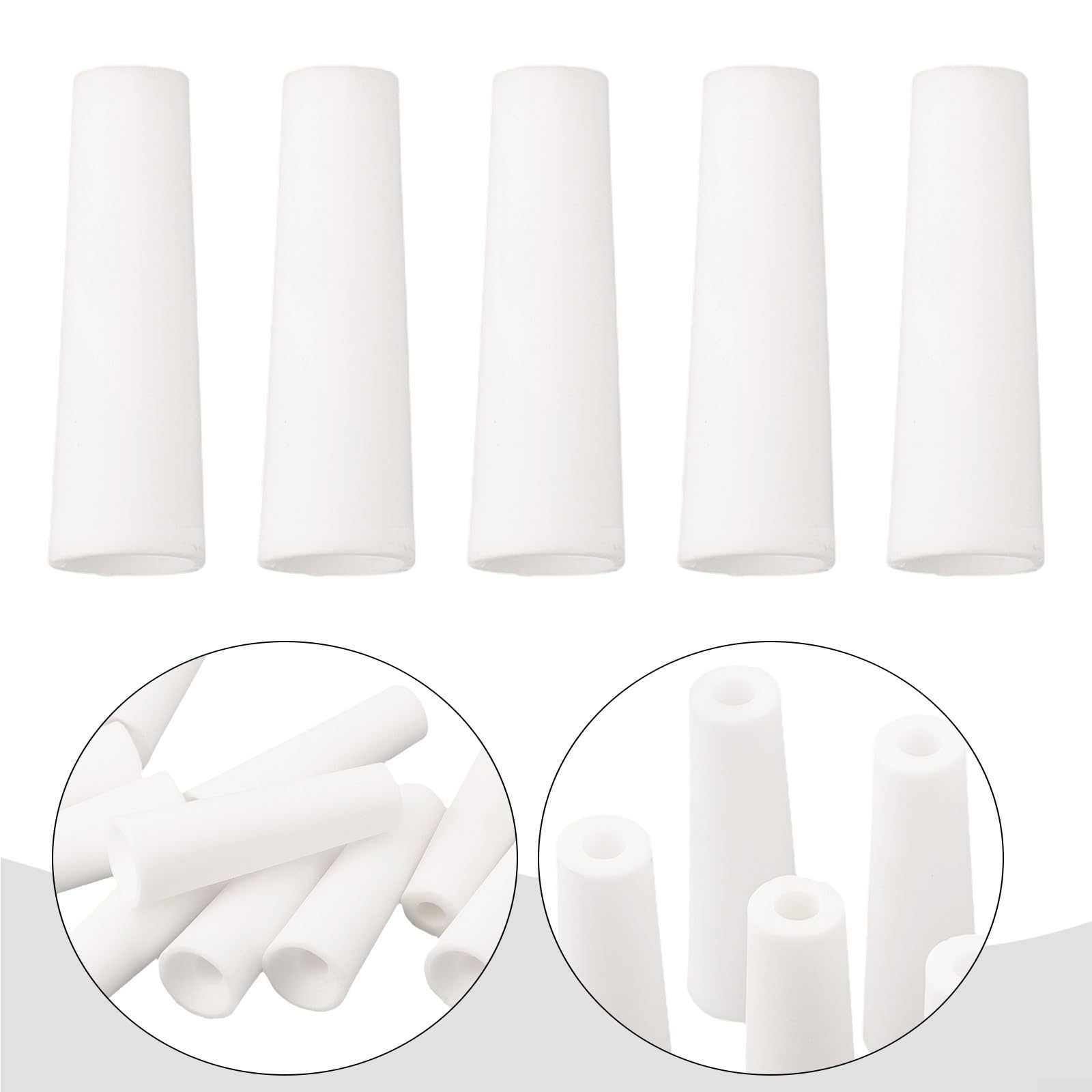 Feegow Lot de 10 buses de sablage en céramique, buse de 3,2 mm, outils de sablage pour réservoirs de sablage portables de type valve