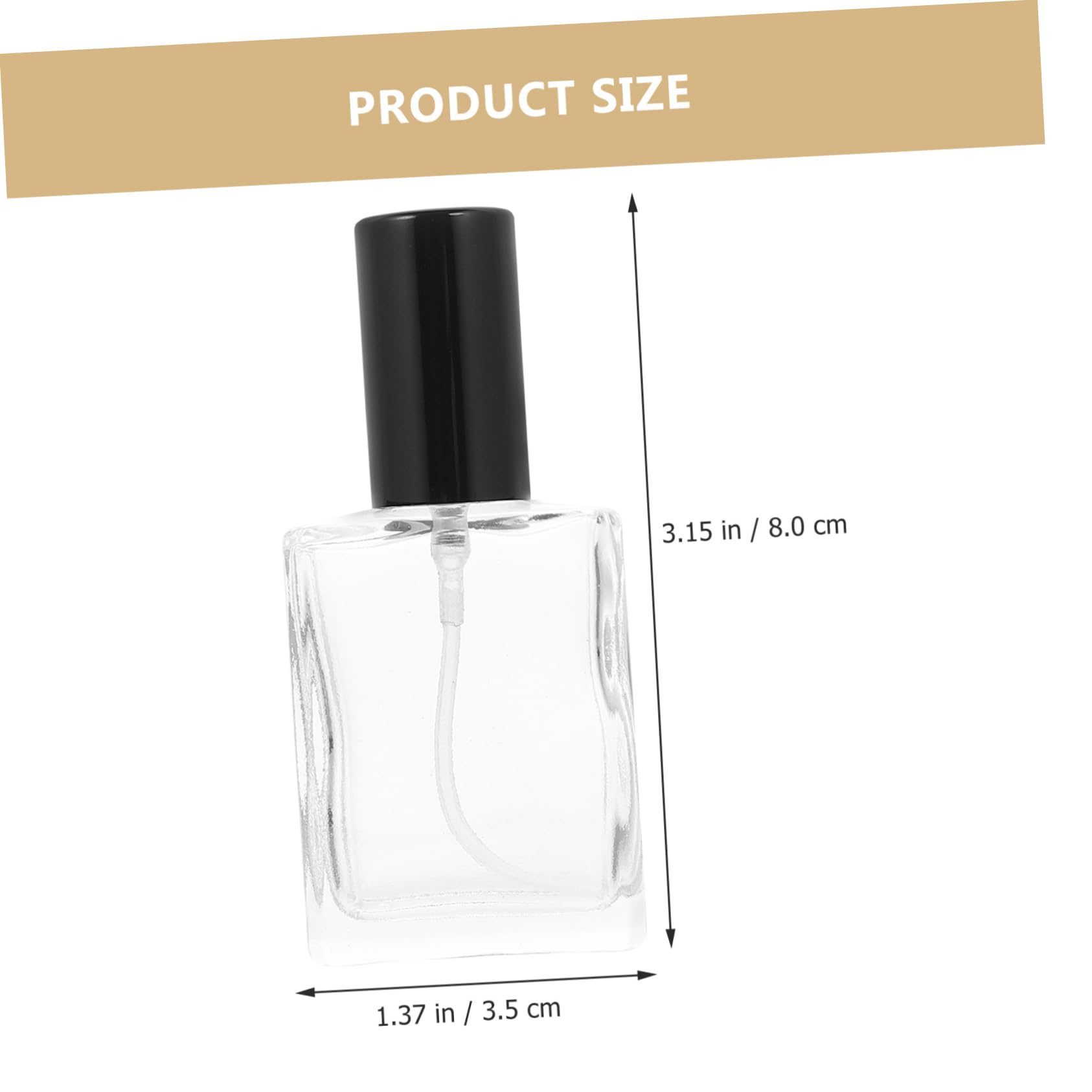 Beaupretty Flacons Pulvérisateurs en Verre 15ml, Lot de 12, pour Parfum