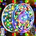 Ollny Christmas Lights, 198 FT 600 LED Outdoor Waterproof Plug in Christmas Tree Lights with 8 Modes Remote Timer, String Lights for House Yard Outside Indoor Xmas Decorations Multicolor