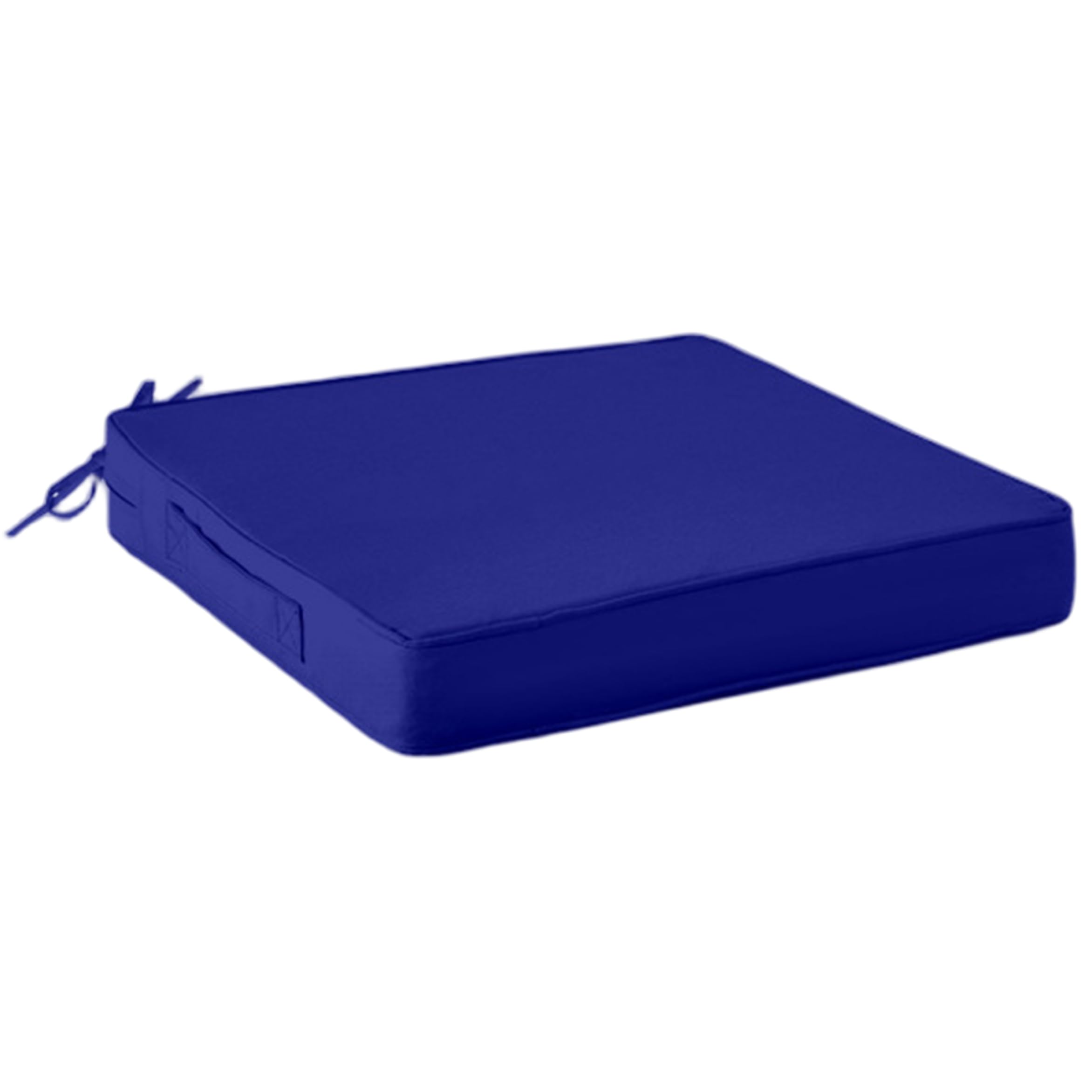 Coussins de chaise d'exterieur anti-decoloration et dehoussables bleu royal 18 po