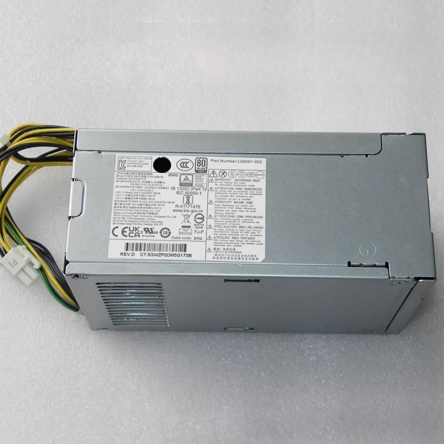 D19-180P1A PCH023 PA-1181-6HK PCK017 HK280-85PP L70042-002 L08261-004 180W Original New Power Supply for H P Pro 480 600 800 880 G5 G6 G7 MT
