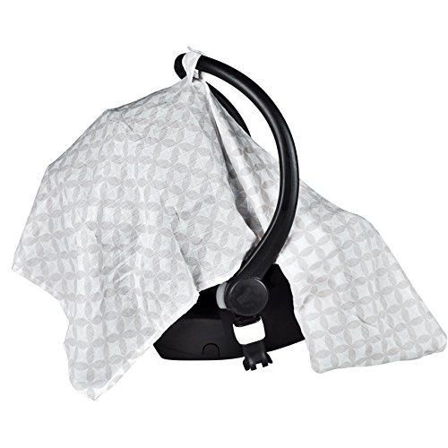 Image of Scuddles Baby Car Seat Covers & Canopy - Sun Safety Blocker for Babies and Infant, Unisex Designs