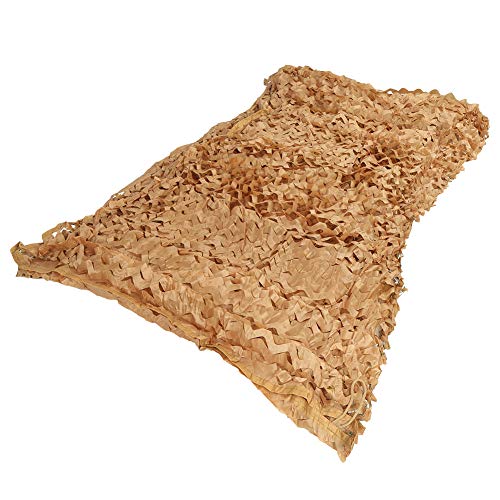 NDNCZDHC Camo Netting, Camouflage Net, Outdoor Military Camouflage Net for Photography, Hunting, Camping, Home Decoration, Sun Shade(2x4 m-Brown)