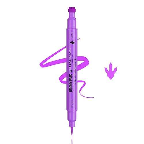 Profusion Cosmetics JURASSIC PARK 5 Colorways Neon Liquid Liner y Face Stamp Duo  Da rienda suelta a un aspecto vibrante con creatividad altamente
