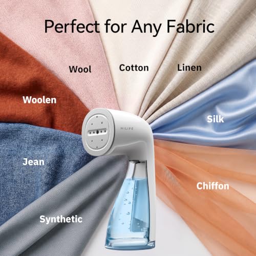 Image of HiLIFE Steamer for Clothes, 1100W Handheld Portable Steamer, 120V Only