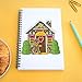 CafePress Gingerbread House Spiral Bound Journal Notebook, Personal Diary, Dot Grid