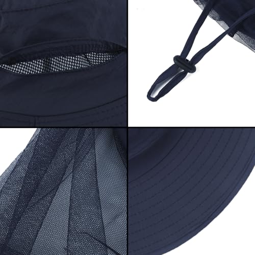Sombrero para apicultor con velo y red protectora para la cara para exteriores NICEYST miniatura 4