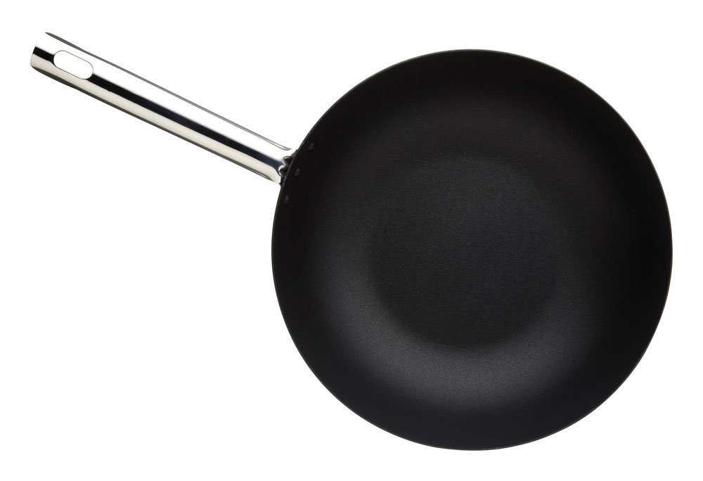 Master ClassProfessional Heavy Duty Non-Stick Wok 30cm with Stainless Steel Handle, Sleeved