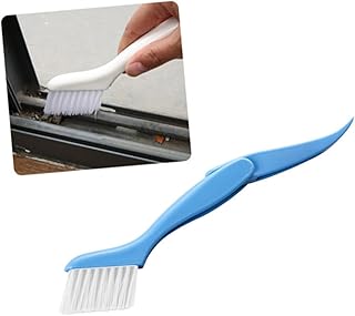 Toyvian 2 piezas Cepillo de Limpieza Ranuras y Esquinas Multifuncional para Teclado Ventanas y Cocina Portátil y Color Azul