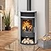 Produktbild Justus 4877 23 Island 7 II Kaminofen Stahl Schwarz/Speckstein/A+