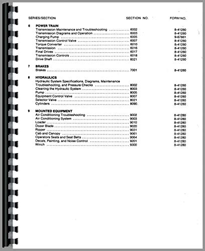Case 1150D Crawler Service Manual      Plastic Comb