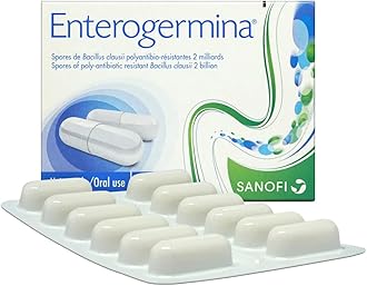BYSHOP Enterogermina, Probiotic Supplement, for Kids & Adults, 12 Capsules Oral Use. Italy