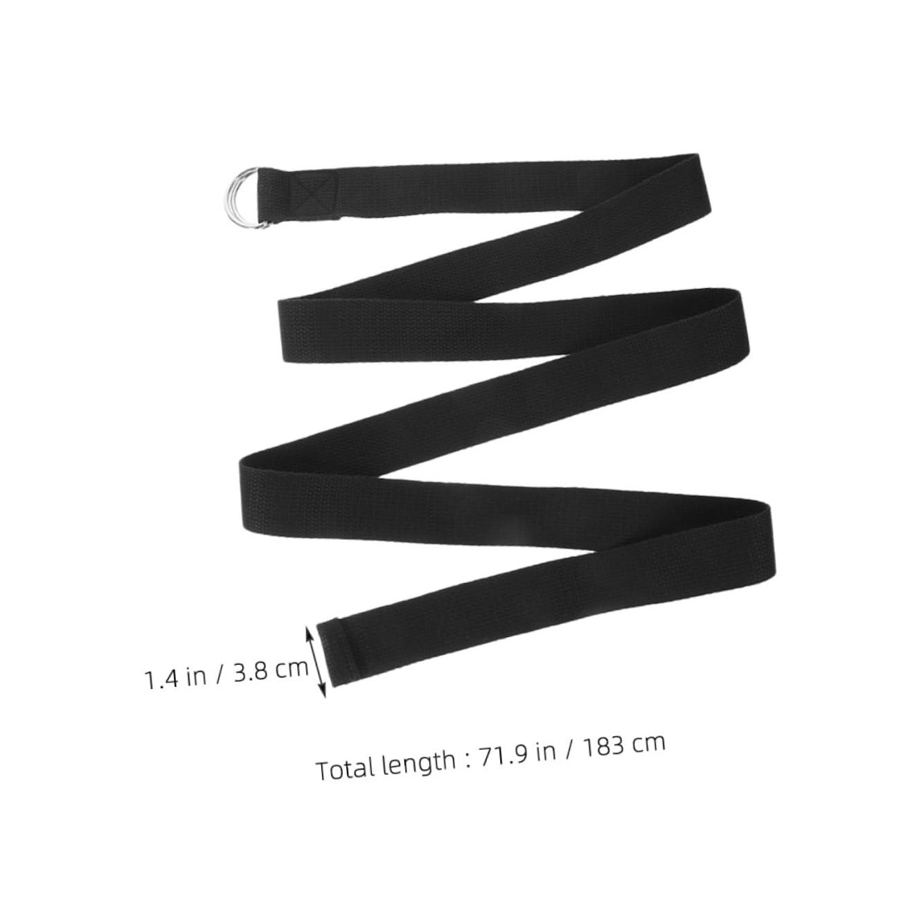 ifundom 3Pcs Adjustable Non Elastic Yoga Straps for Stretching Durable Workout Bands with Ring Buckle for Home and Gym Use for Yoga and Flexibility Training