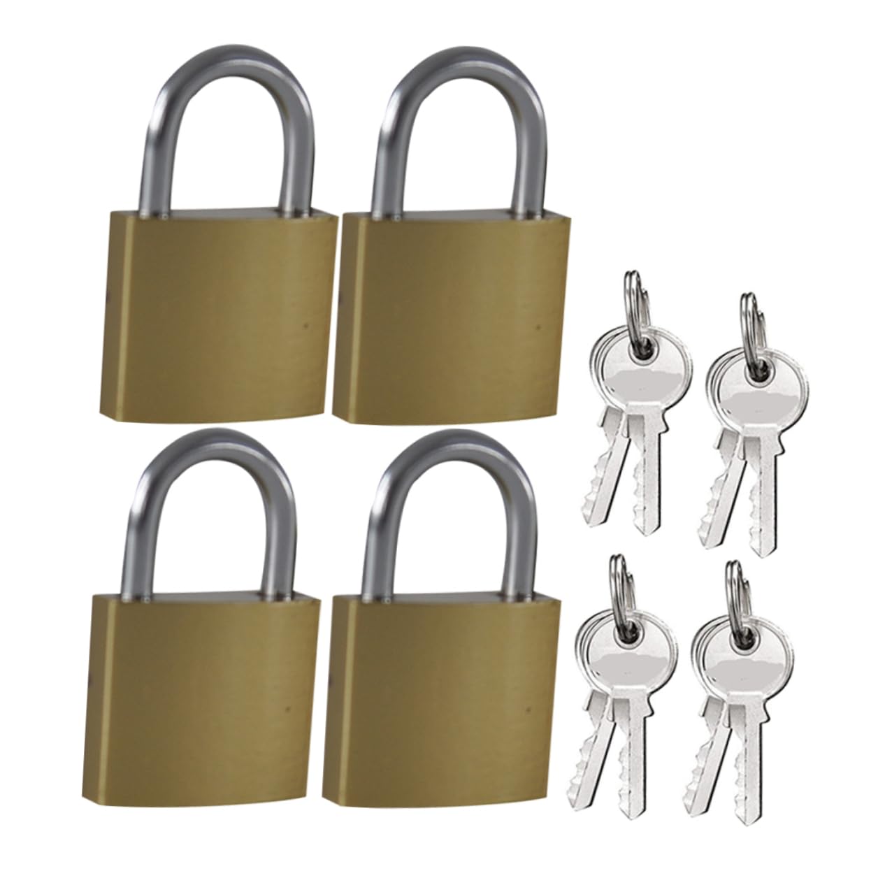 Housoutil 3 Juegos De Mini Candados Con Llave Para Cajón Armario Cerradura De Seguridad De Metal Para Armario Maleta Diario Libro Mochila Joyero 4 Unidades X 3