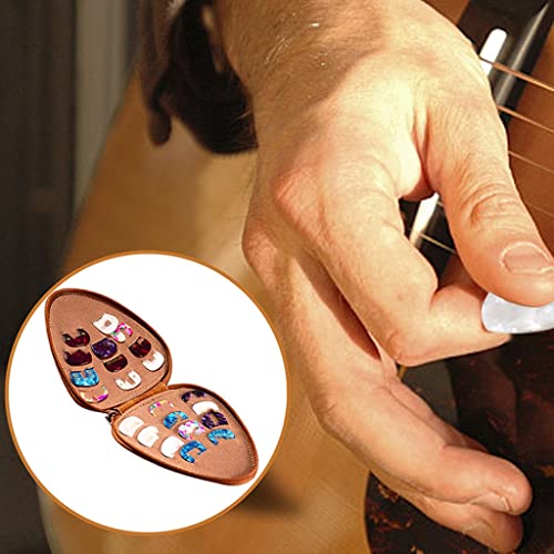 BDBHY Porte-clés en Cuir PU Porte-médiators De Guitare Porte-clés Plectres Sac Étui De Rangement Sac À Fermeture Éclair - Les Beatles, Paul McCartney, John Lennon, RIngo Starr, George Harrison BDBHY Porte-clés en Cuir PU Porte-médiators De Guitare Porte-clés Plectres Sac Étui De Rangement Sac À Fermeture Éclair – Image 7